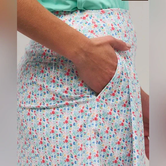 Fairway & Greene Paradise Floral Skort L UPF 50 Golf Tennis Athletic Skirt Short - Picture 2 of 14